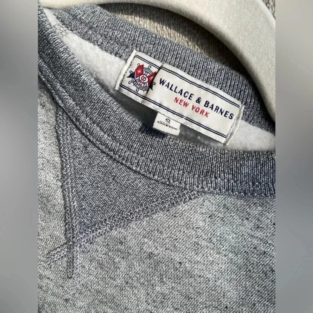 Wallace & Barnes Raglan Sleeve Sweatshirt Men’s Small J. Crew Pullover Crewneck